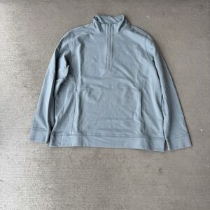 Criquet Light Blue Quarter-Zip Pullover Sweater